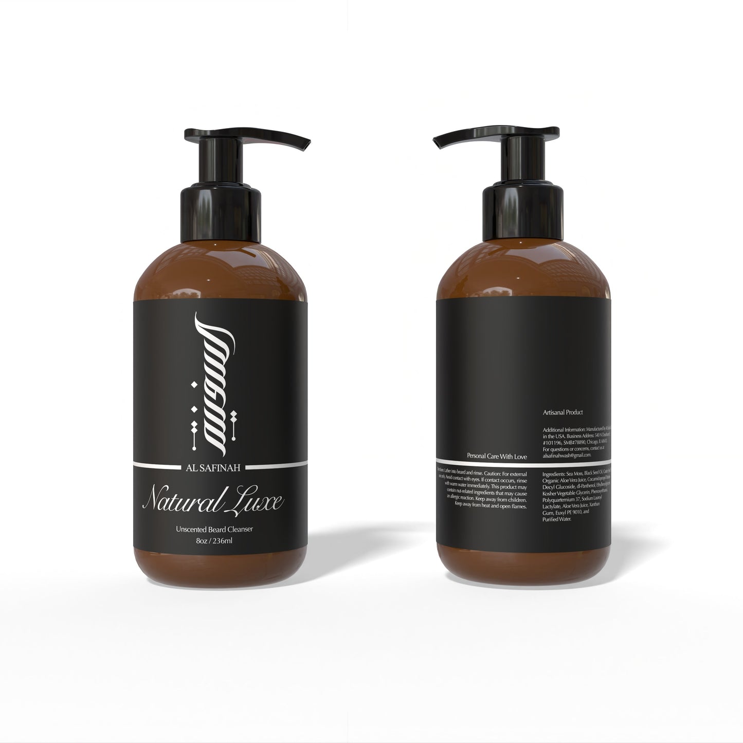 Sea Moss & Black Seed Oil Beard Cleanser/Shampoo
