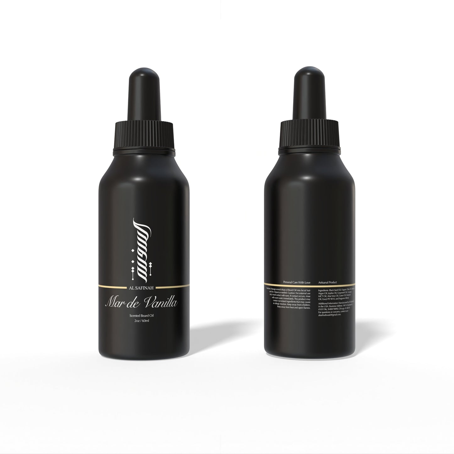 Mar de Vainilla "Vanilla Sea" - Beard Oil (Inspired by a popular fragrance)